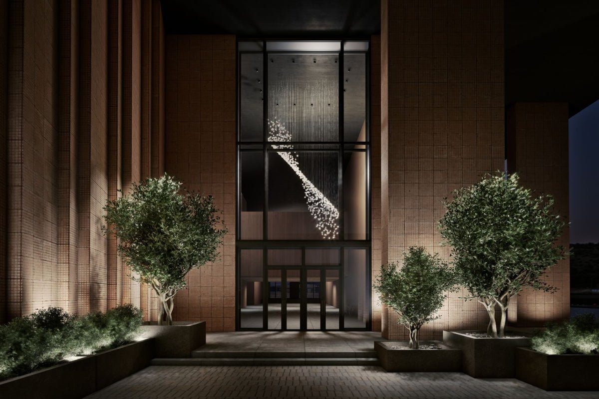 Customizable Raw Crystal Chandelier with Adjustable Height & Dimmable