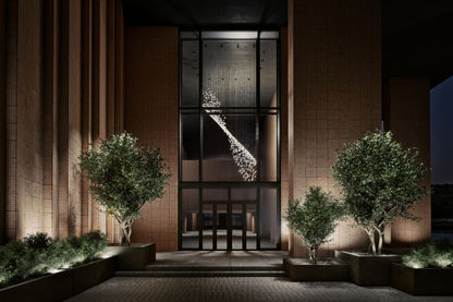 Customizable Raw Crystal Chandelier with Adjustable Height & Dimmable