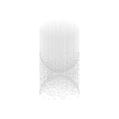 Customizable Raw Crystal Chandelier with Adjustable Height & Dimmable
