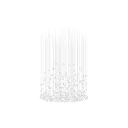 Customizable Raw Crystal Chandelier with Adjustable Height & Dimmable