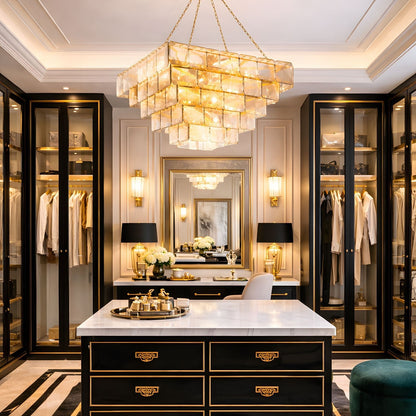 Regal Chain Chandelier - Elegant Lighting with Adjustable Height & Cry