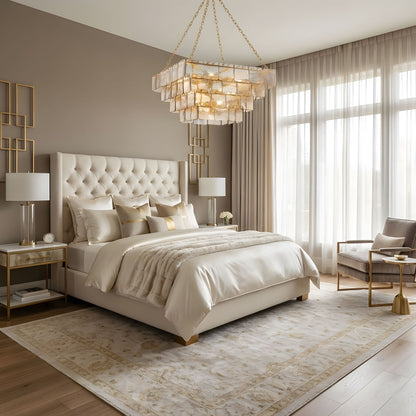 Regal Chain Chandelier - Elegant Lighting with Adjustable Height & Cry