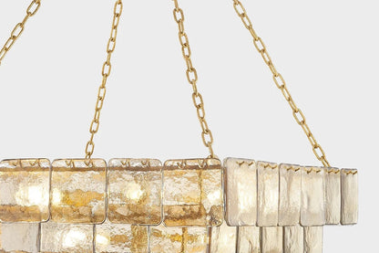 Regal Chain Chandelier - Elegant Lighting with Adjustable Height & Cry
