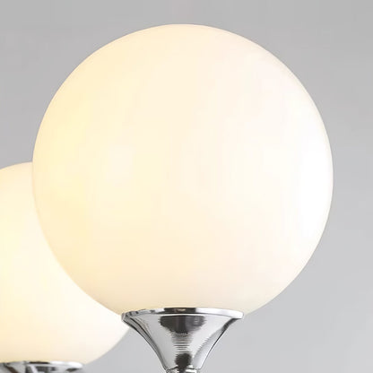 Regal Orb Chandelier - Elegant Design with Adjustable Height & LED Lig