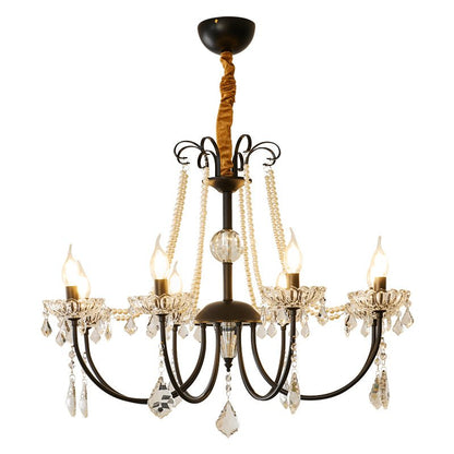Elegant Regalia Crystal Chandelier - Adjustable Height, Dazzling Spark