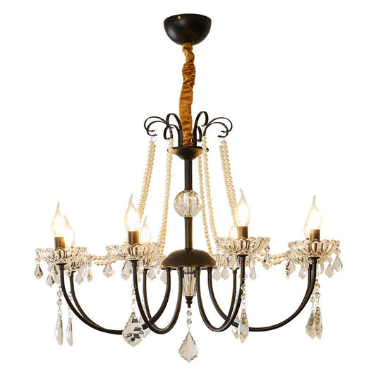 Elegant Regalia Crystal Chandelier - Adjustable Height, Dazzling Spark