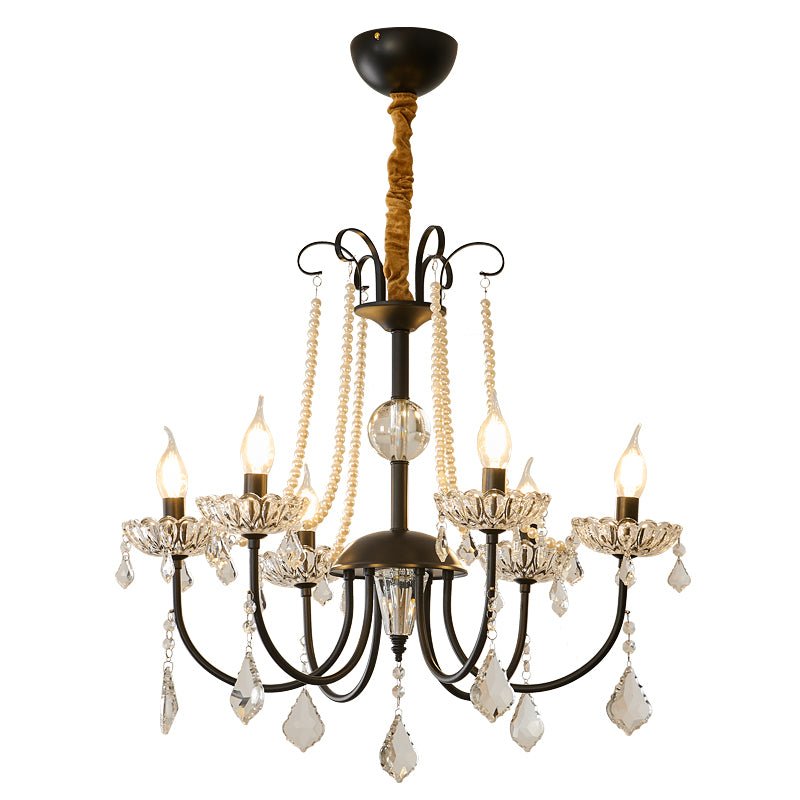 Elegant Regalia Crystal Chandelier - Adjustable Height, Dazzling Spark