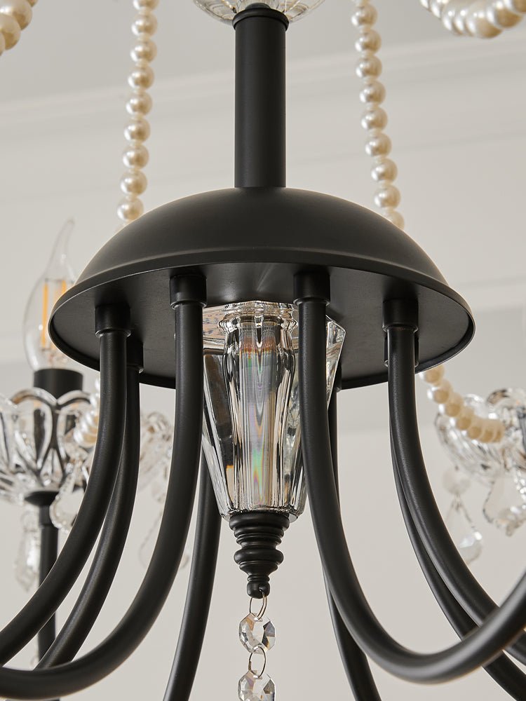Elegant Regalia Crystal Chandelier - Adjustable Height, Dazzling Spark