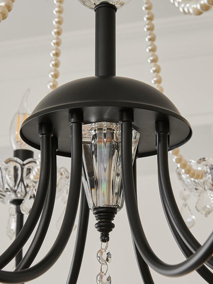 Elegant Regalia Crystal Chandelier - Adjustable Height, Dazzling Spark