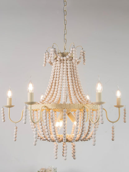 Regas Modern Chandelier - Adjustable Height, Elegant Crystal Accents
