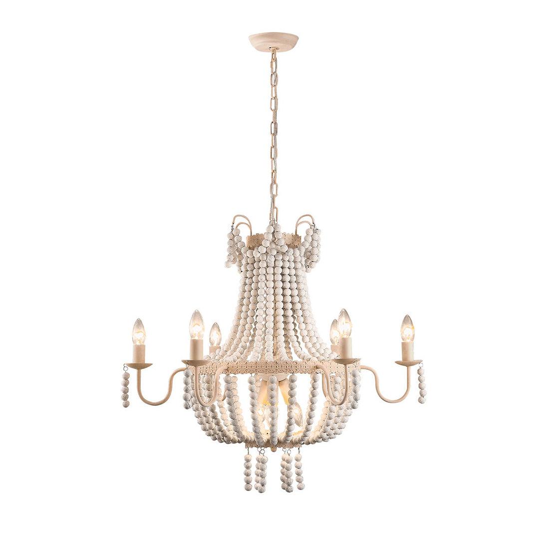 Regas Modern Chandelier - Adjustable Height, Elegant Crystal Accents