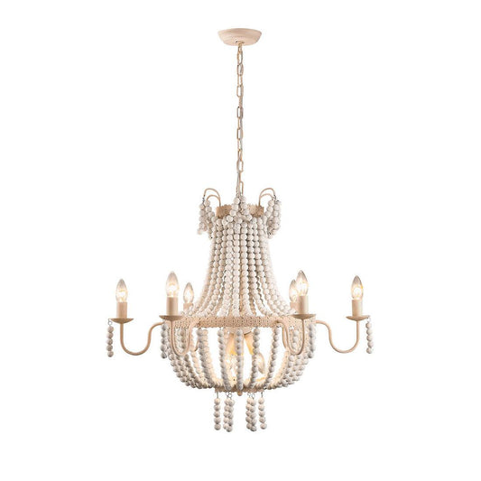 Regas Modern Chandelier - Adjustable Height, Elegant Crystal Accents