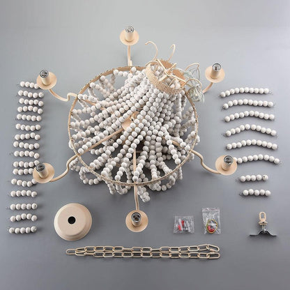 Regas Modern Chandelier - Adjustable Height, Elegant Crystal Accents