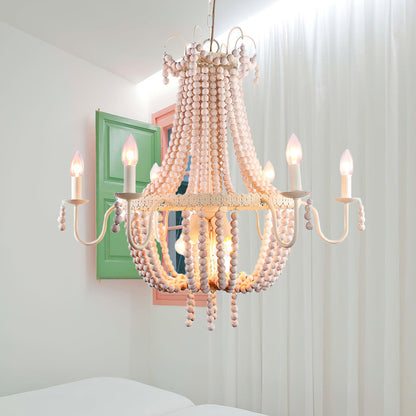 Regas Modern Chandelier - Adjustable Height, Elegant Crystal Accents