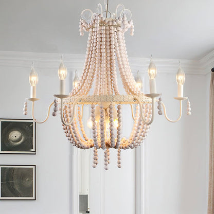 Regas Modern Chandelier - Adjustable Height, Elegant Crystal Accents