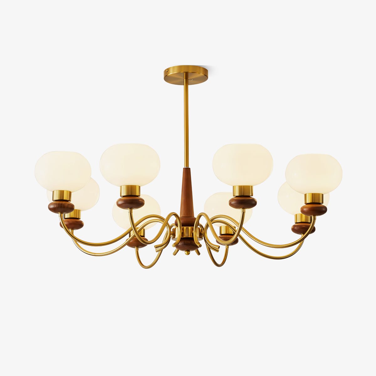 Regency Globe Chandelier - Elegant Design with Adjustable Height & LED