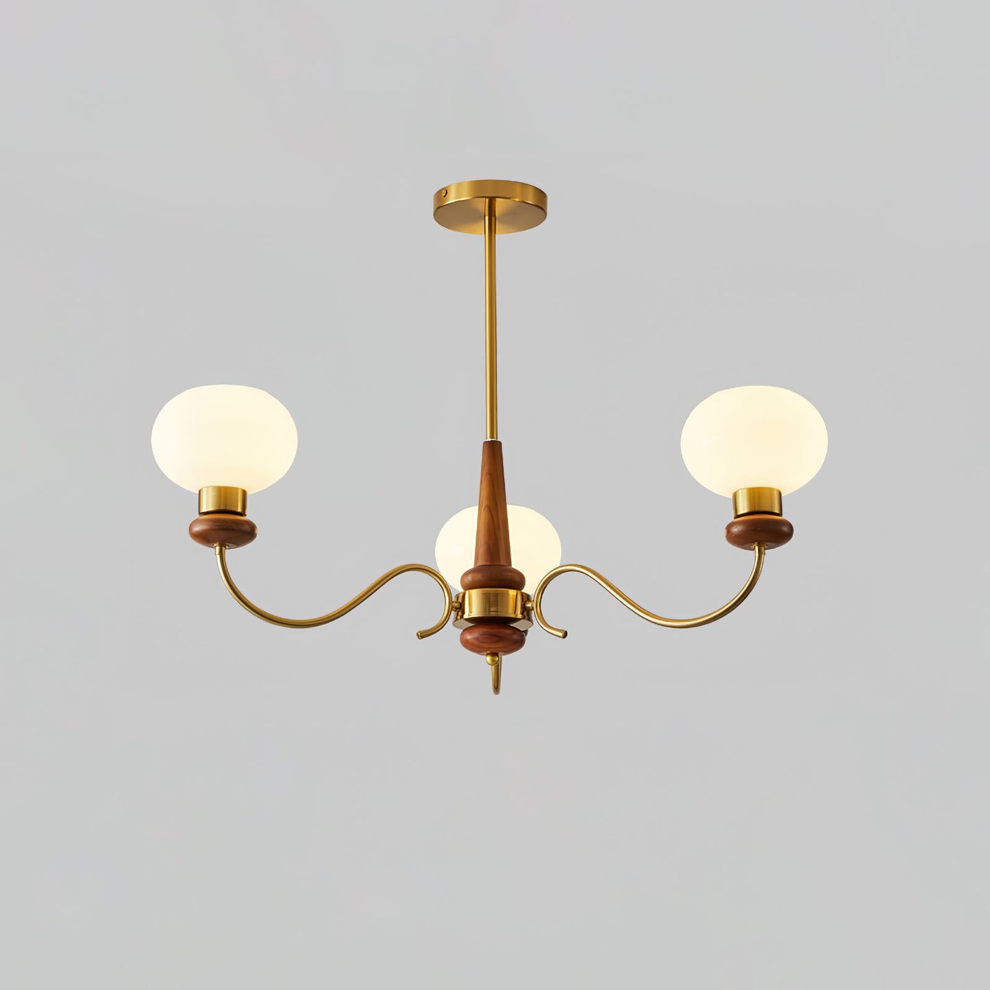 Regency Globe Chandelier - Elegant Design with Adjustable Height & LED