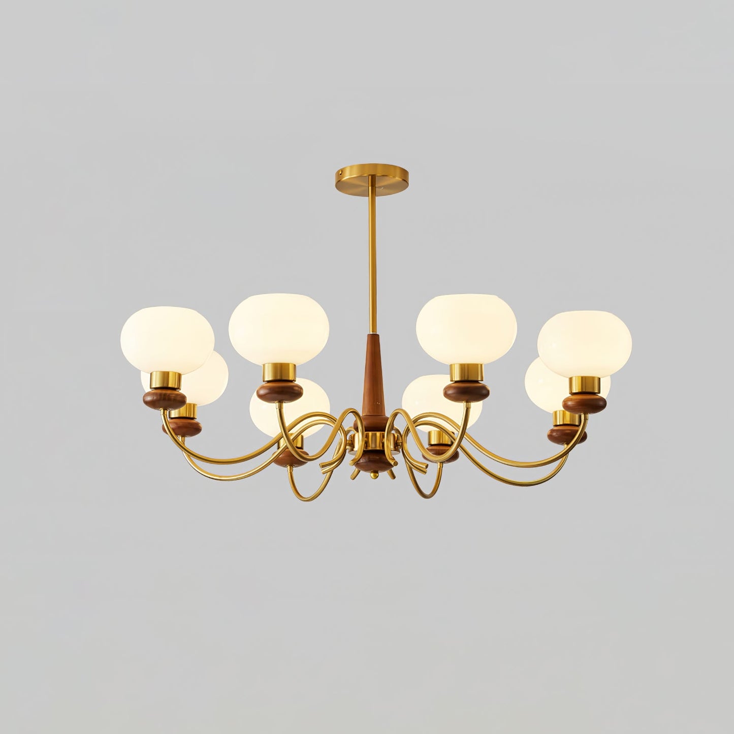 Regency Globe Chandelier - Elegant Design with Adjustable Height & LED