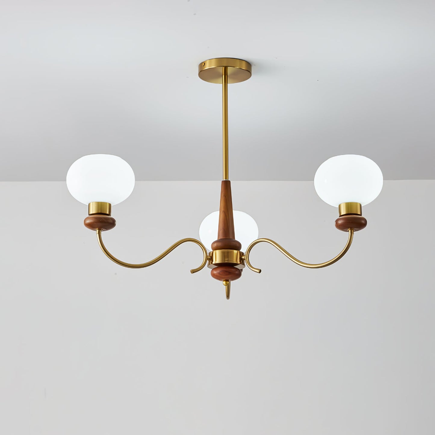 Regency Globe Chandelier - Elegant Design with Adjustable Height & LED