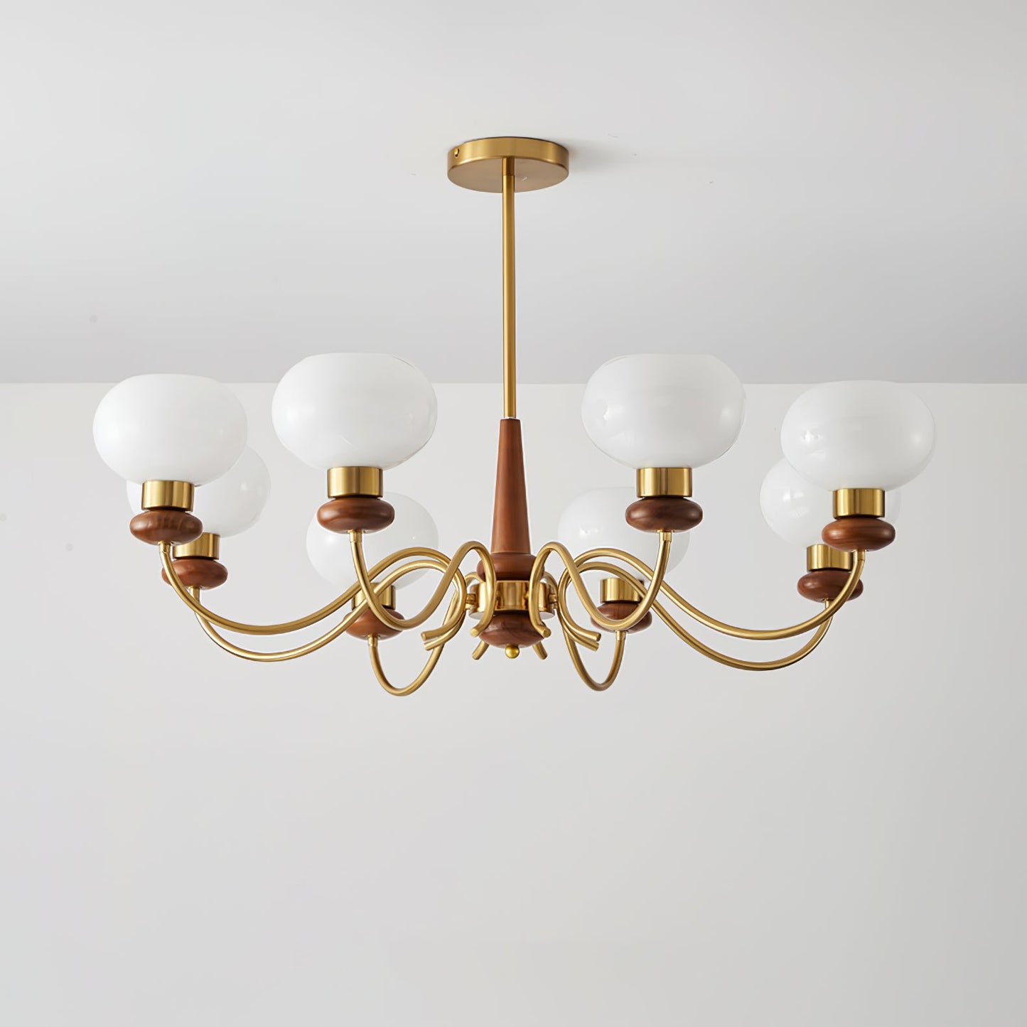 Regency Globe Chandelier - Elegant Design with Adjustable Height & LED