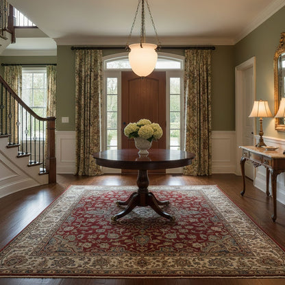 Regents Chain Lantern Chandelier - Adjustable Height, Elegant Design