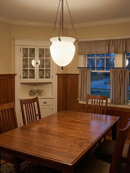 Regents Chain Lantern Chandelier - Adjustable Height, Elegant Design