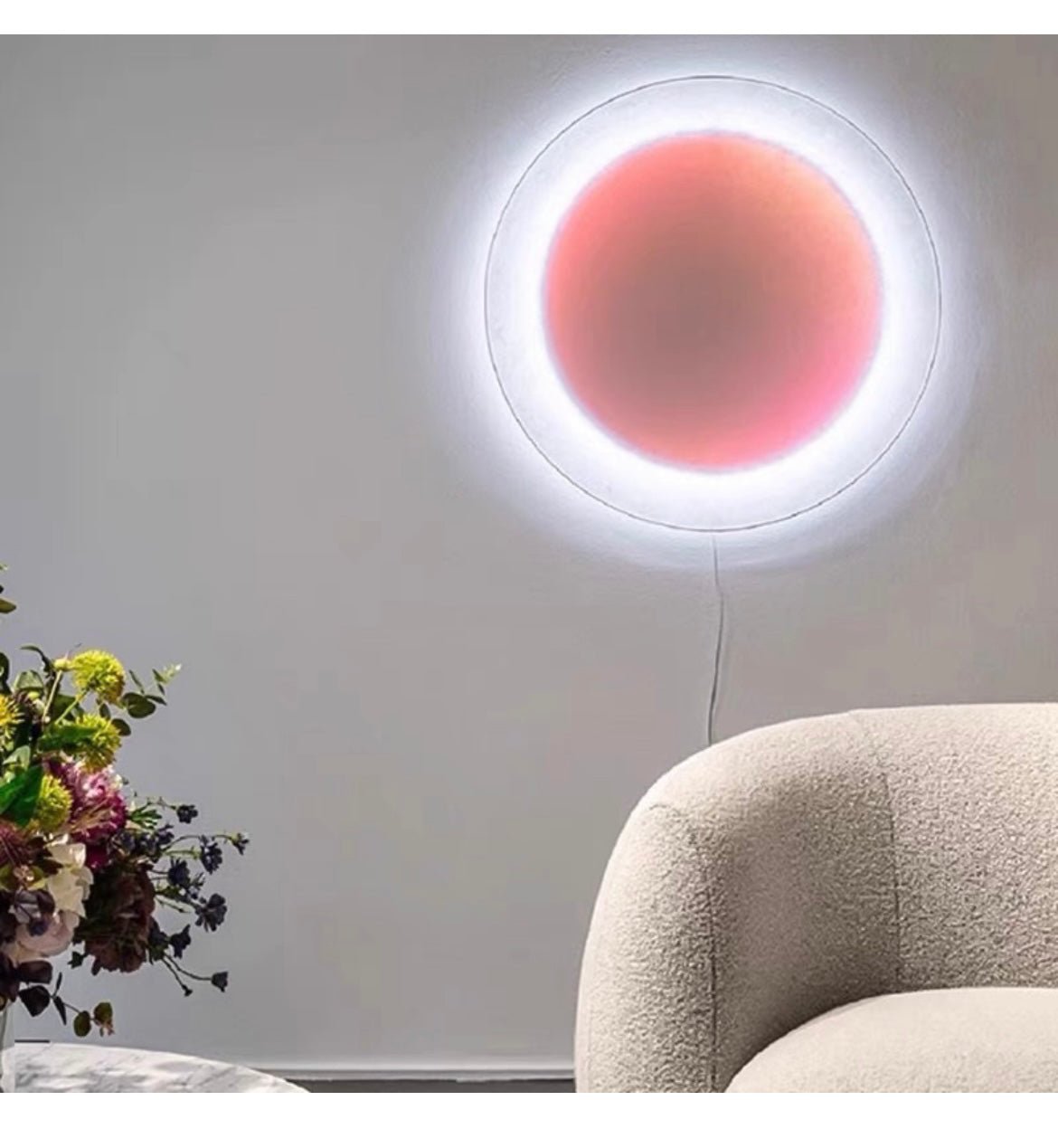 Relax Plug-in Wall Light with Dimmable Function & Energy-Efficient LED