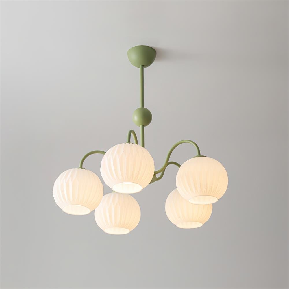 Renee Chandelier - Elegant Crystal Design, Adjustable Height & Dimmabl