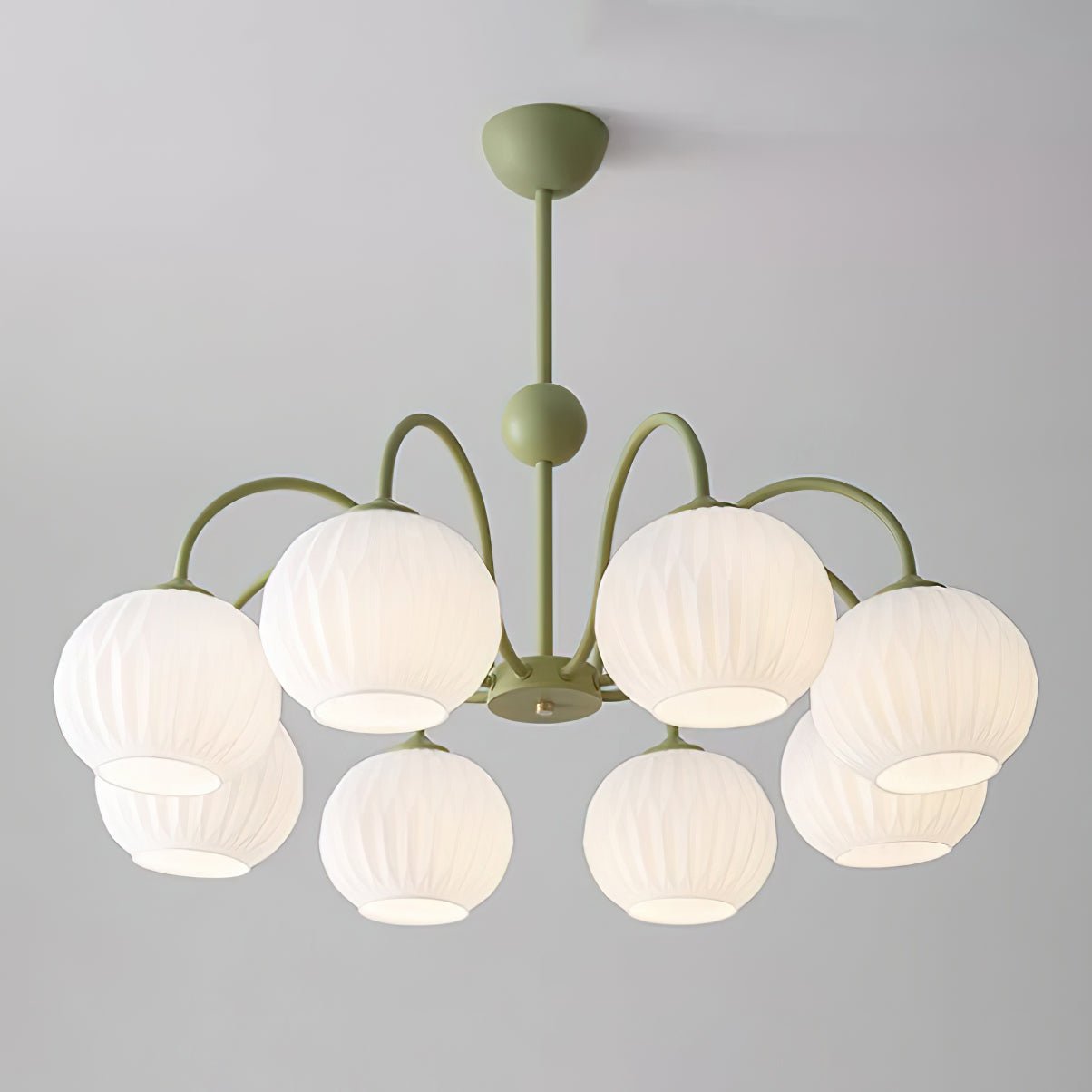 Renee Chandelier - Elegant Crystal Design, Adjustable Height & Dimmabl