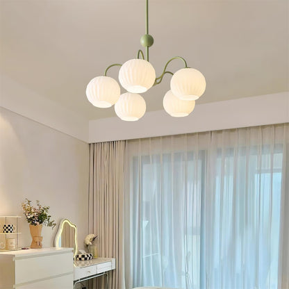 Renee Chandelier - Elegant Crystal Design, Adjustable Height & Dimmabl