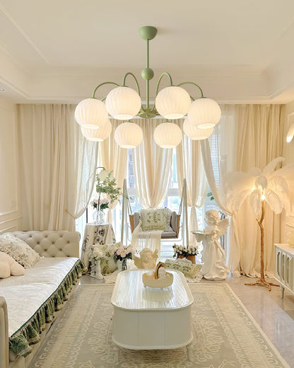 Renee Chandelier - Elegant Crystal Design, Adjustable Height & Dimmabl