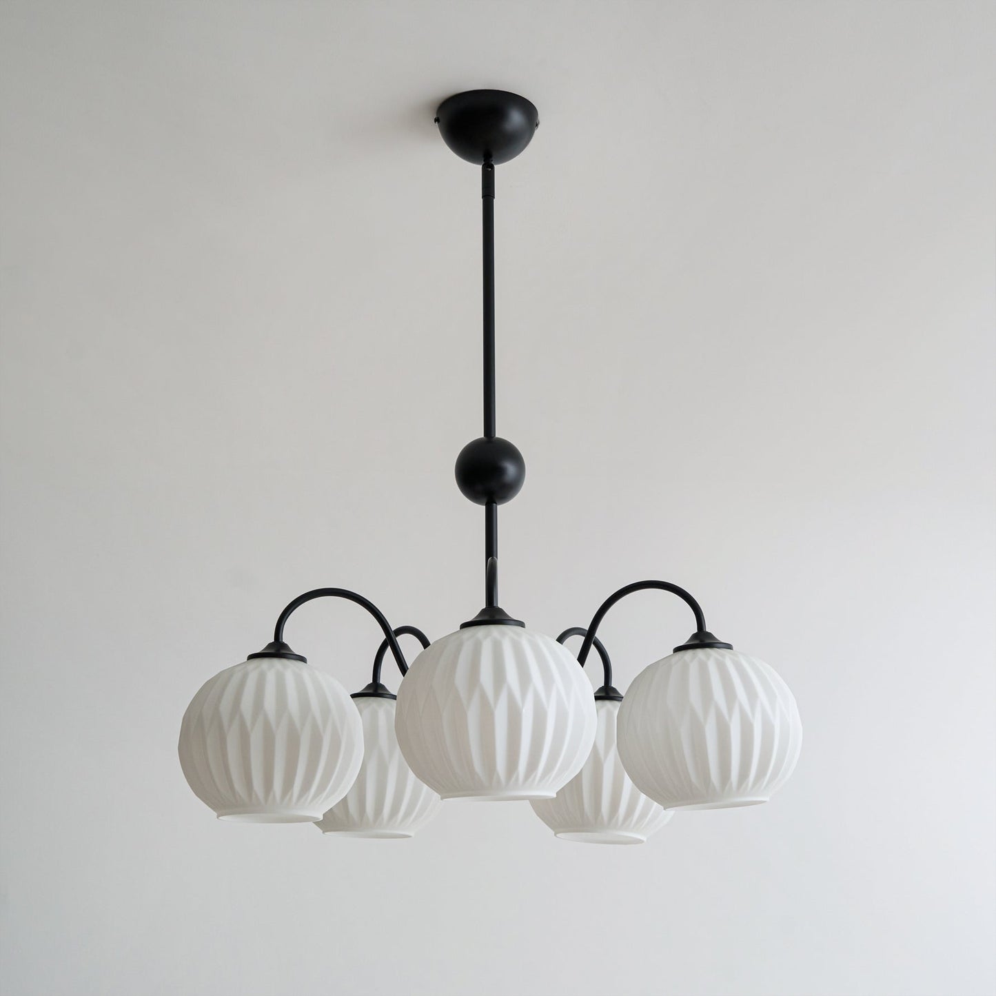 Renee Chandelier - Elegant Crystal Design, Adjustable Height & Dimmabl