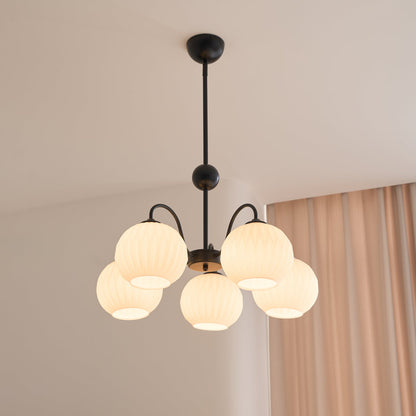 Renee Chandelier - Elegant Crystal Design, Adjustable Height & Dimmabl