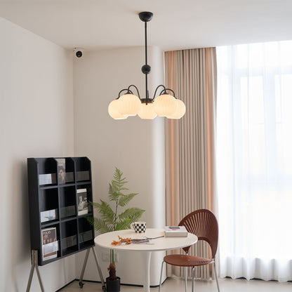 Renee Chandelier - Elegant Crystal Design, Adjustable Height & Dimmabl