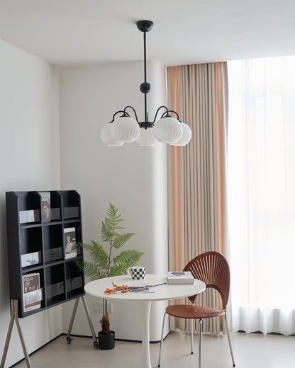 Renee Chandelier - Elegant Crystal Design, Adjustable Height & Dimmabl