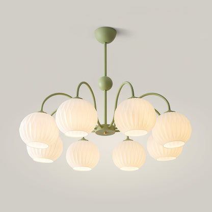 Renee Chandelier - Elegant Crystal Design, Adjustable Height & Dimmabl