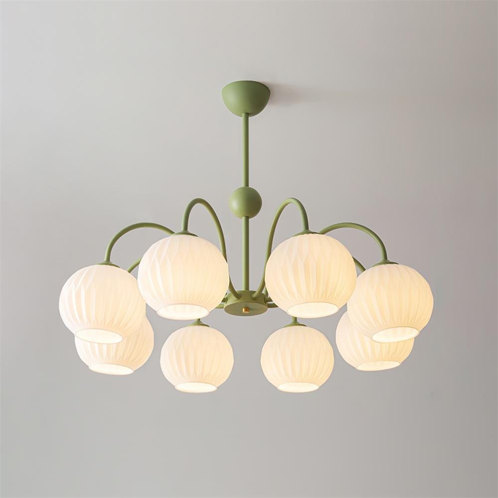 Renee Chandelier - Elegant Crystal Design, Adjustable Height & Dimmabl