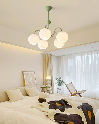 Renee Chandelier - Elegant Crystal Design, Adjustable Height & Dimmabl