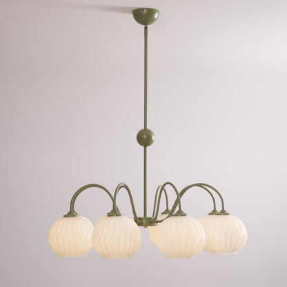 Renee Chandelier - Elegant Crystal Design, Adjustable Height & Dimmabl
