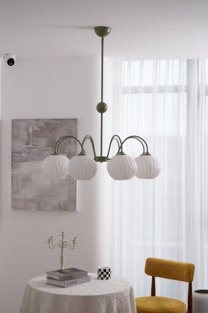 Renee Chandelier - Elegant Crystal Design, Adjustable Height & Dimmabl