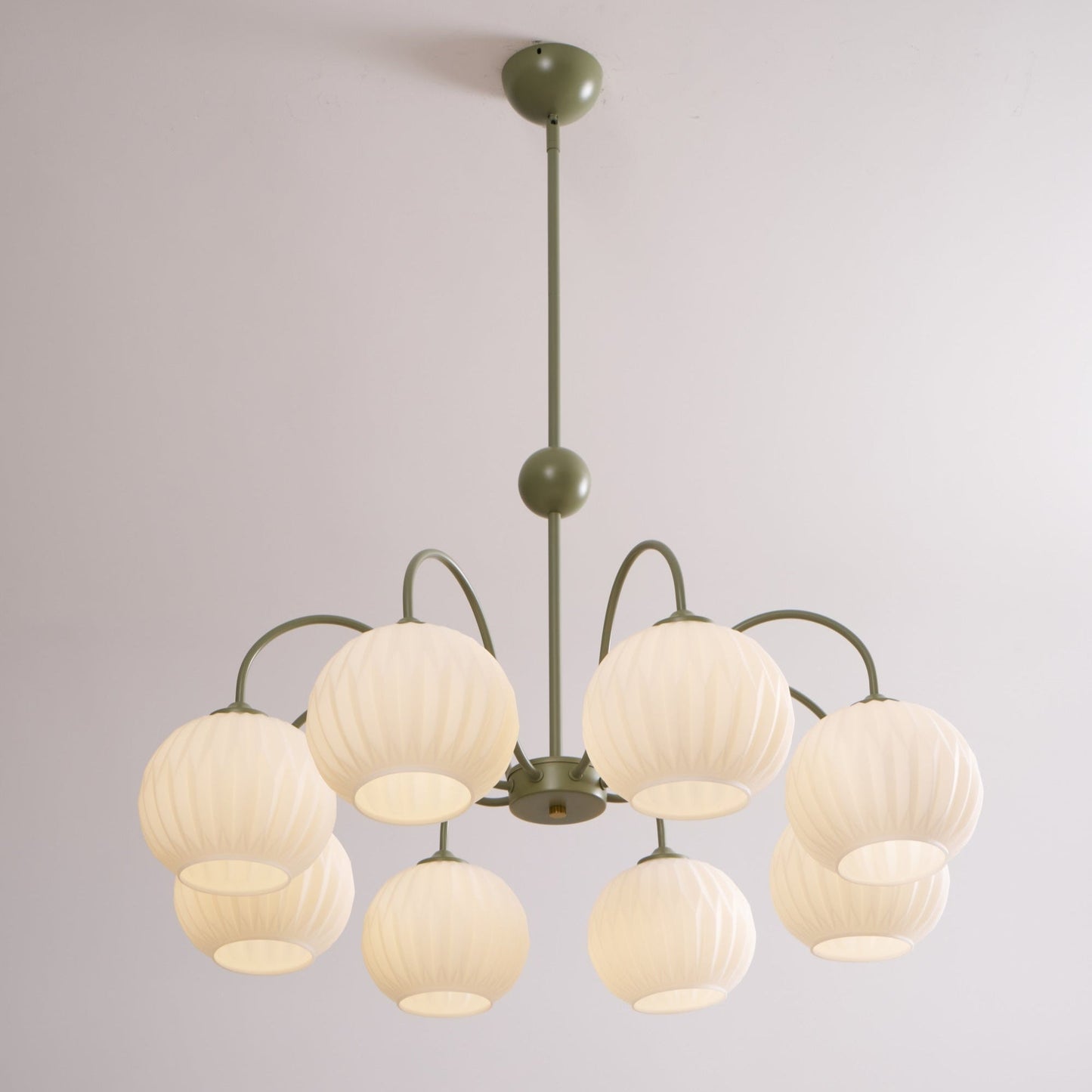 Renee Chandelier - Elegant Crystal Design, Adjustable Height & Dimmabl