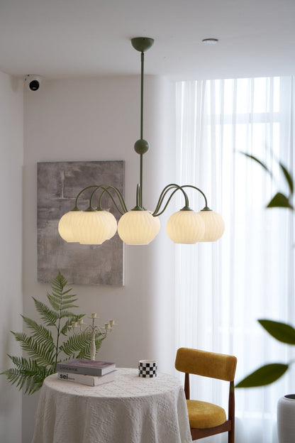 Renee Chandelier - Elegant Crystal Design, Adjustable Height & Dimmabl