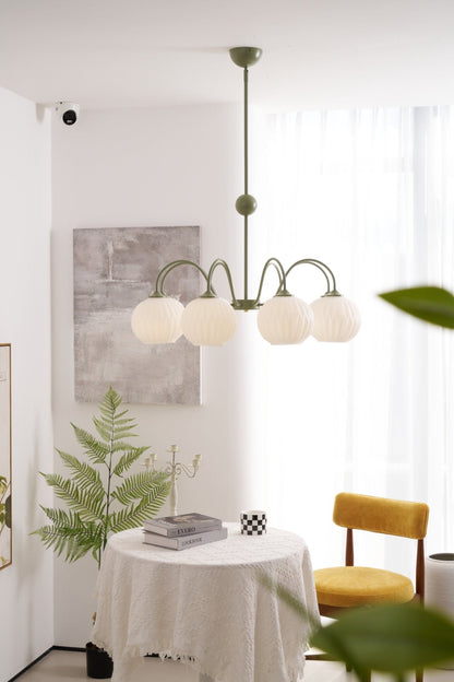 Renee Chandelier - Elegant Crystal Design, Adjustable Height & Dimmabl