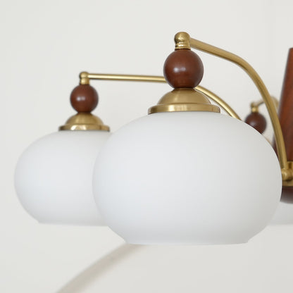 Elegant Retro Calliope Chandelier with Adjustable Lighting & Vintage D