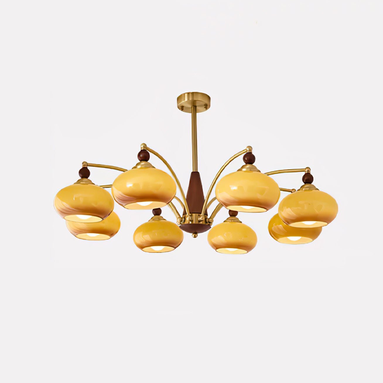 Elegant Retro Calliope Chandelier with Adjustable Lighting & Vintage D