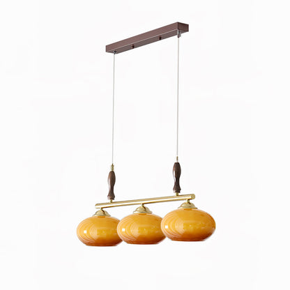 Elegant Retro Calliope Chandelier with Adjustable Lighting & Vintage D