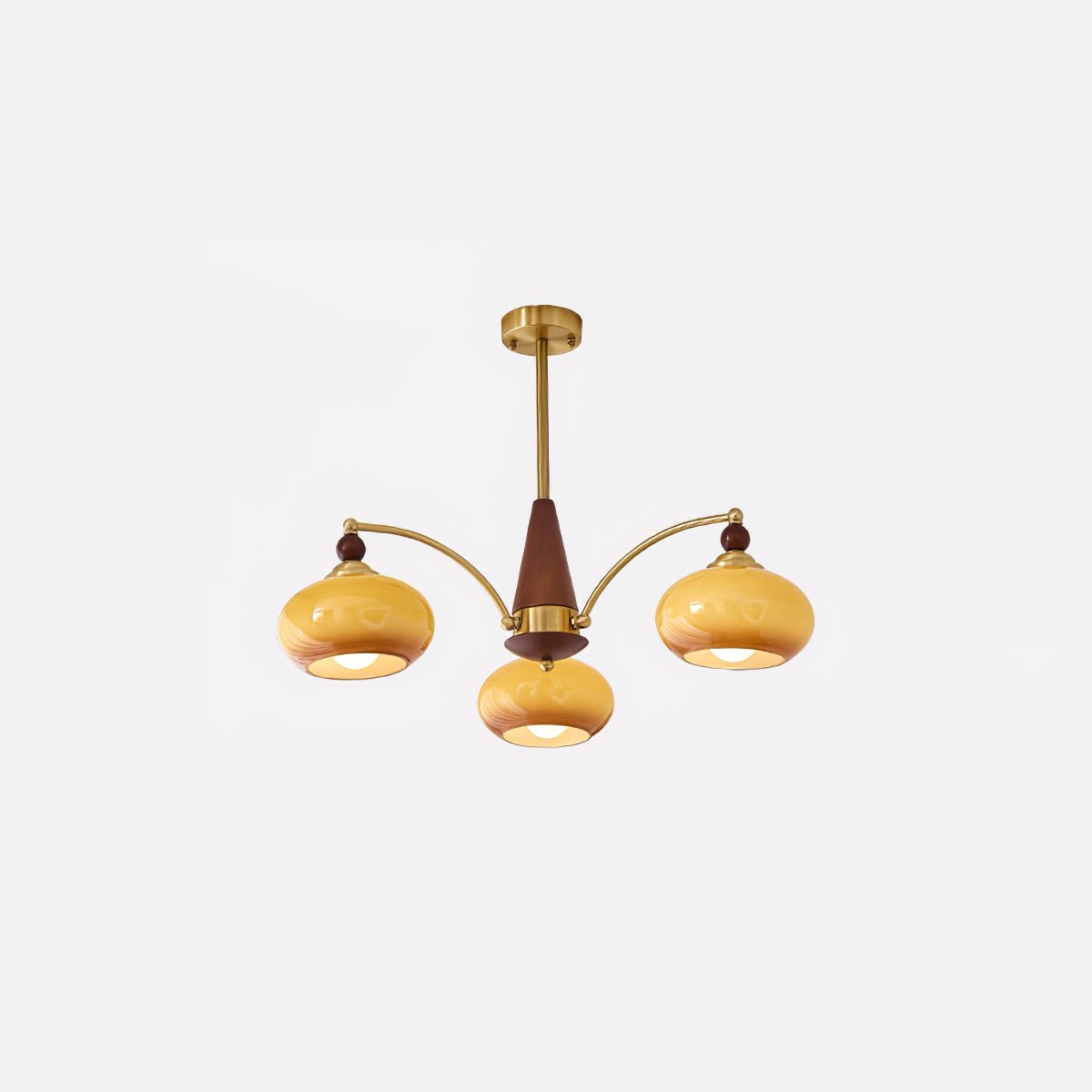 Elegant Retro Calliope Chandelier with Adjustable Lighting & Vintage D