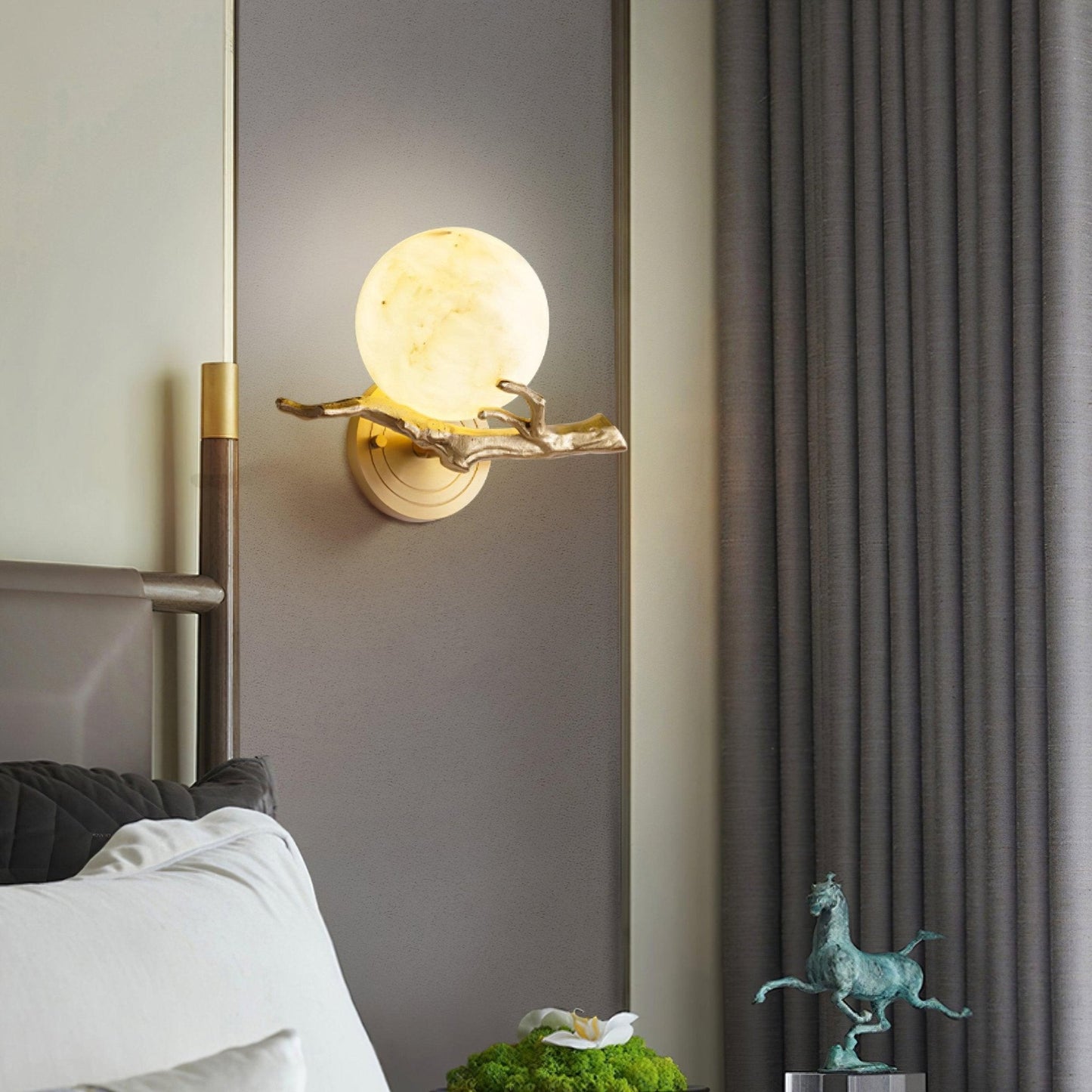 Retro Twigs Wall Lamp - Adjustable Light Direction, Energy Efficient D
