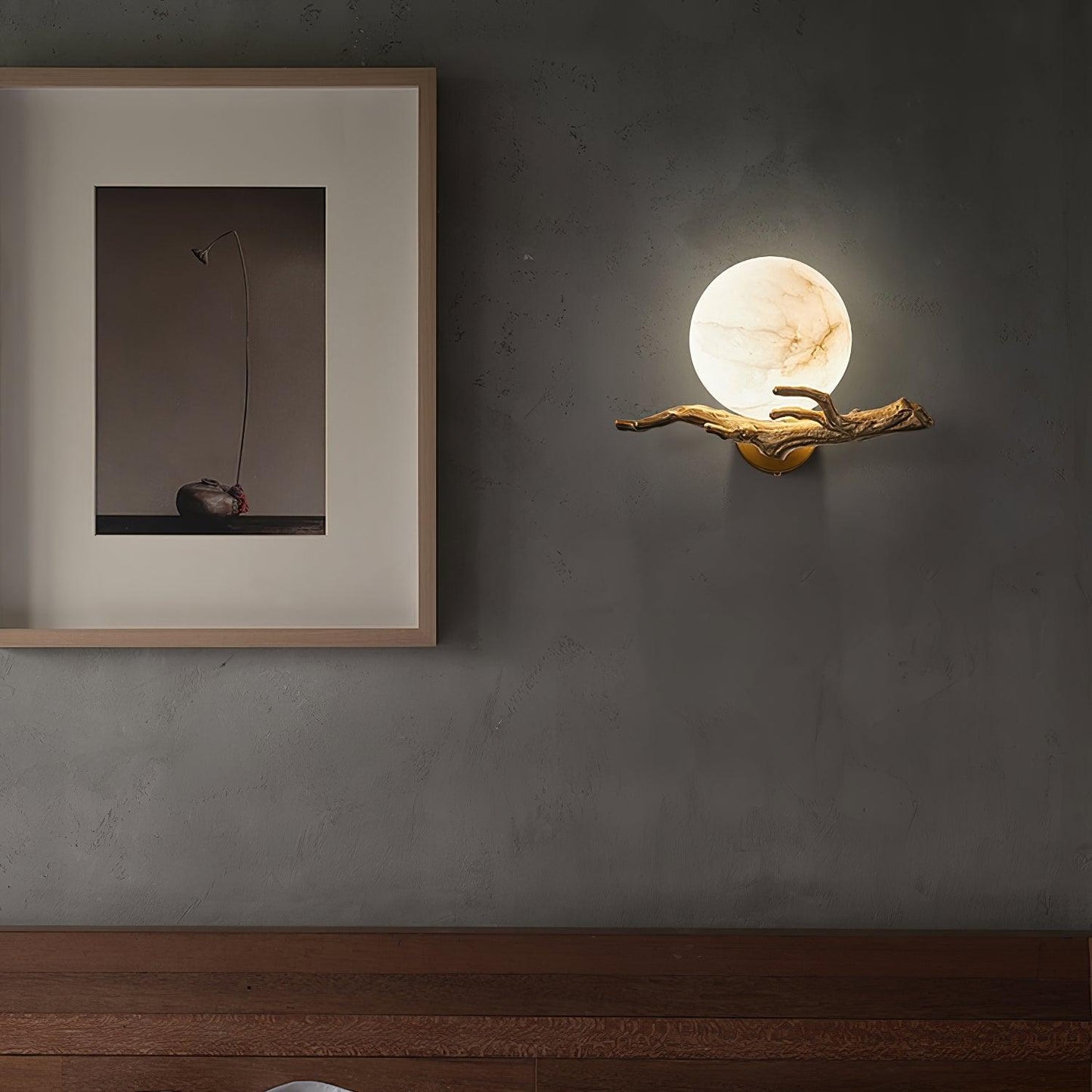 Retro Twigs Wall Lamp - Adjustable Light Direction, Energy Efficient D