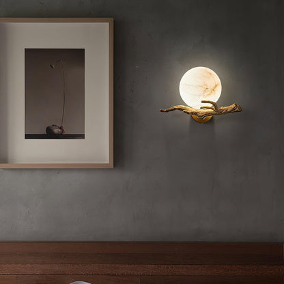 Retro Twigs Wall Lamp - Adjustable Light Direction, Energy Efficient D